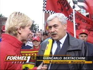 Giancarlo Bertrtacchini, Bürgermeister Maranello 2000