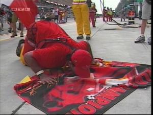 Ferrari fans, GP Malaysia 2000, Rennen